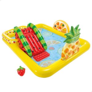PISCINA JUEGO PARQUE DE FRUTAS CON TOBOGAN 57158NP